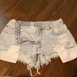 Levi destroyed shorts